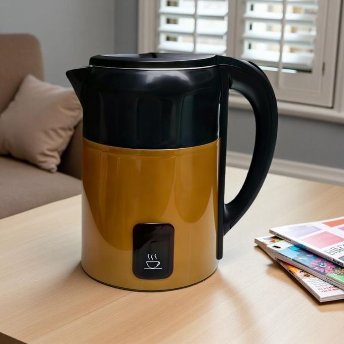 Bouilloire électrique 3L chauffe-eau Café 1500W chauffage rapide Golden & bouillant Protection sèche 100% véritable bouillant